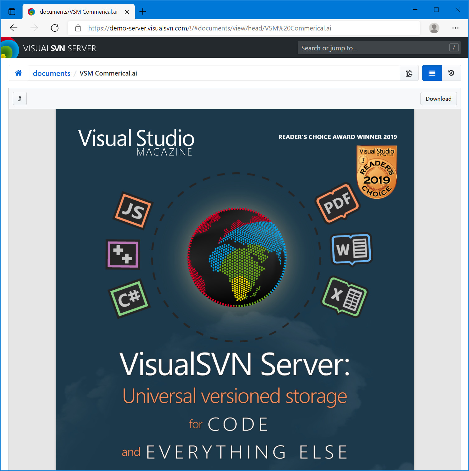 VisualSVN Web Interface
