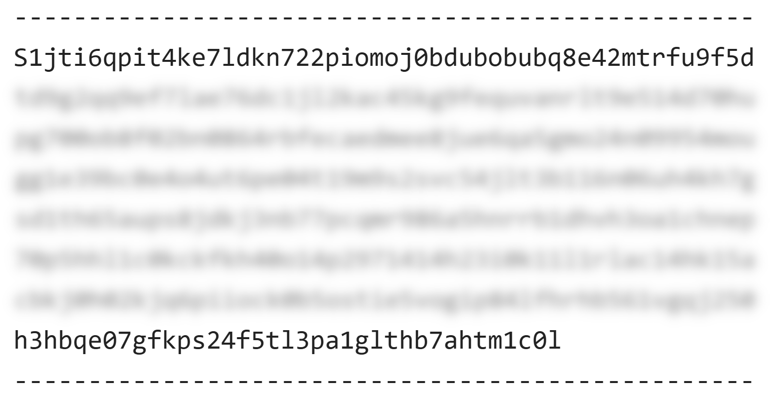 One license key