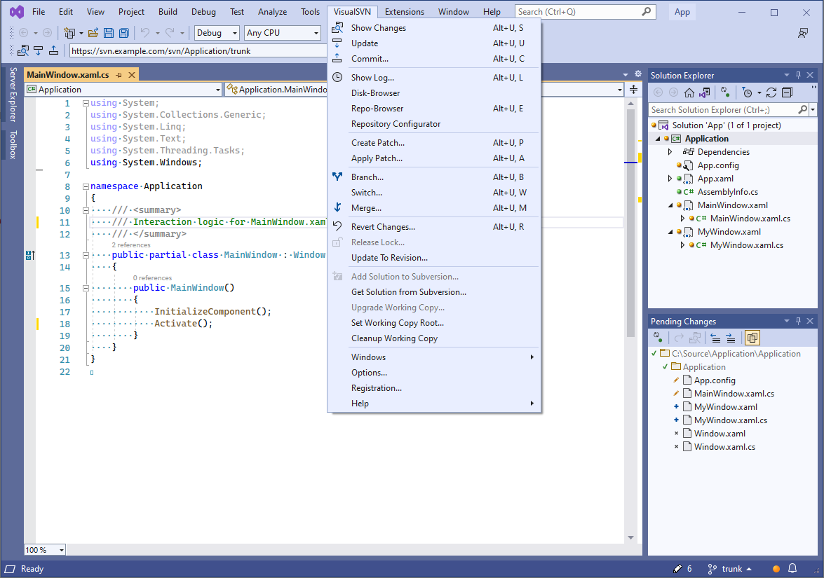 Subversion for Visual Studio